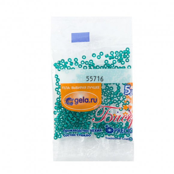 Бисер №10, 5 г., цвет 55716