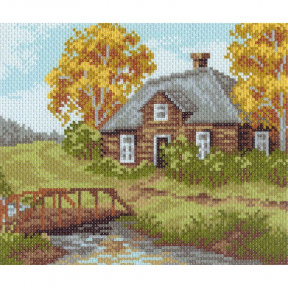 Рисунок на канве МАТРЕНИН ПОСАД арт.28х37 - 1019-1 Околица Рисунок на канве МАТРЕНИН ПОСАД арт.28х37 - 1019-1 Околица