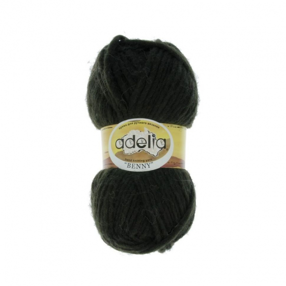 Пряжа ADELIA BENNY (100% шерсть) 5х100г/96м цв.769 хаки