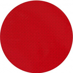 Канва для вышивания крупная арт.854 (10х44кл) 40х50см цв.красный