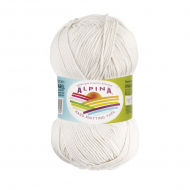 Пряжа ALPINA ANABEL (100% мерсеризованный хлопок) 10х50г/120м цв.002 белый