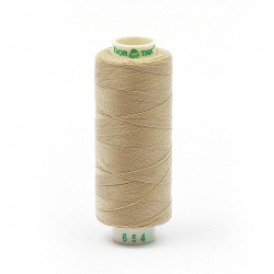 Нитки Dor Tak бытовые 40/2 полиэстер 366м цв.654 бежевый