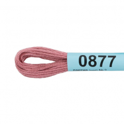 Нитки для вышивания Gamma мулине (0820-3070) 100% хлопок 24 x 8 м цв.0877 гр.розовый