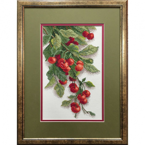 69654_Вышитая картина "Вишня"