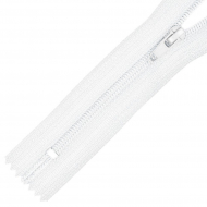Молния MaxZipper брючная №4 замок автомат, 20см н/р цв.F101 белый уп.100шт