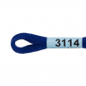 Нитки для вышивания Gamma мулине (3071-3172) 100% хлопок 24 x 8 м цв.3114 синий