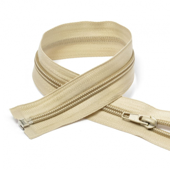 Молния MaxZipper пласт. спираль №5-N 90см цв.F307 натуральный уп.50шт