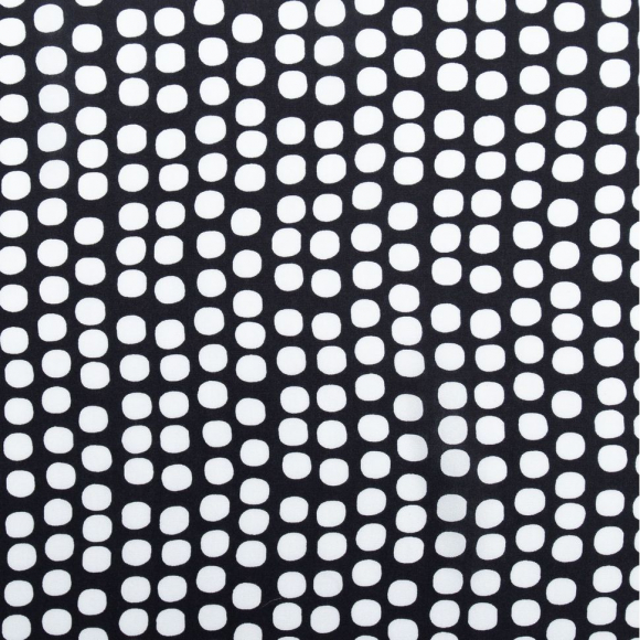 Ткань Штапель 95 г/м? 100% вискоза шир.145 см арт.Р.33853.05 цв.05 черный рул.40м