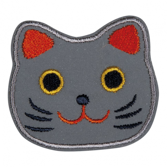 Термоаппликация "Кошка с серым контуром"