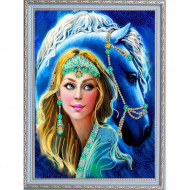 Рисунок на ткани (Бисер) КОНЁК арт. 8447 Грация 29х39 см