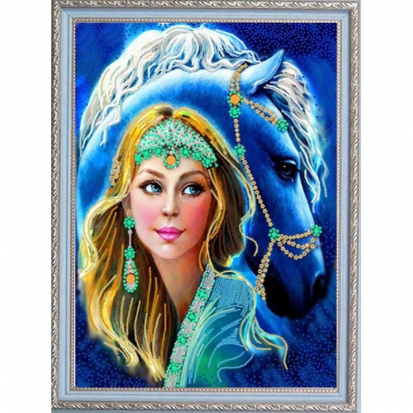 Рисунок на ткани (Бисер) КОНЁК арт. 8447 Грация 29х39 см