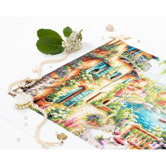 Набор для вышивания ЧУДЕСНАЯ ИГЛА арт.110-500 Лето в Ломбардии 40x30 см Набор для вышивания ЧУДЕСНАЯ ИГЛА арт.110-500 Лето в Ломбардии 40x30 см