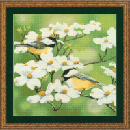 61646_Набор для вышивания "Весенние гаички"