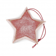 Декоративная подвеска в стиле шебби "Звезда"