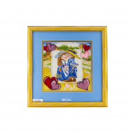 121580_Вышитая картина "Цветок для подруги"