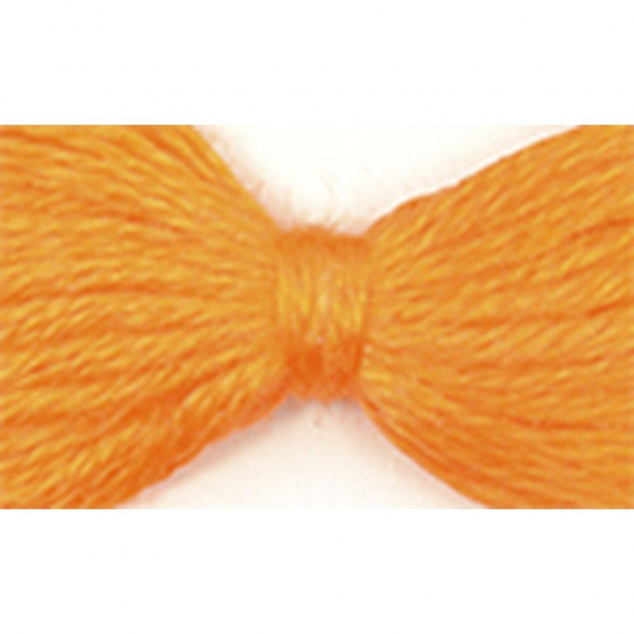 Нитки мулине цв.0608 оранжевый 12х10м С-Пб