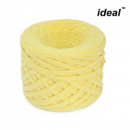 Пряжа Ideal трикотажная 100м, 350-380 г, ширина 7-9мм цв. св.желтый