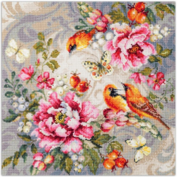Набор для вышивания ЧУДЕСНАЯ ИГЛА арт.140-004 Летняя симфония 40x40 см