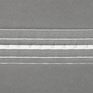 Лента шторная 40мм сборка карандаш арт.П-022К органза уп.100м