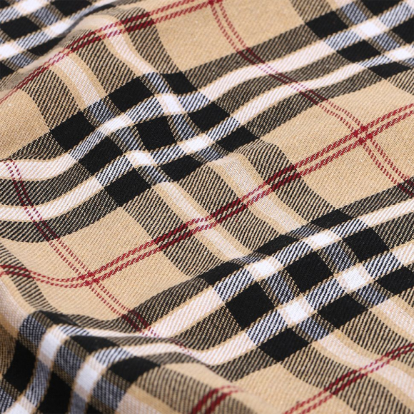 Ткань рубашечная фланель 150 г/м? 80% полиэстер, 20% хлопок шир.150 см арт.TBY.Fl.T382.9 цв.09 бежевый рул.25м Ткань рубашечная фланель 150 г/м? 80% полиэстер, 20% хлопок шир.150 см арт.TBY.Fl.T382.9 цв.09 бежевый рул.25м