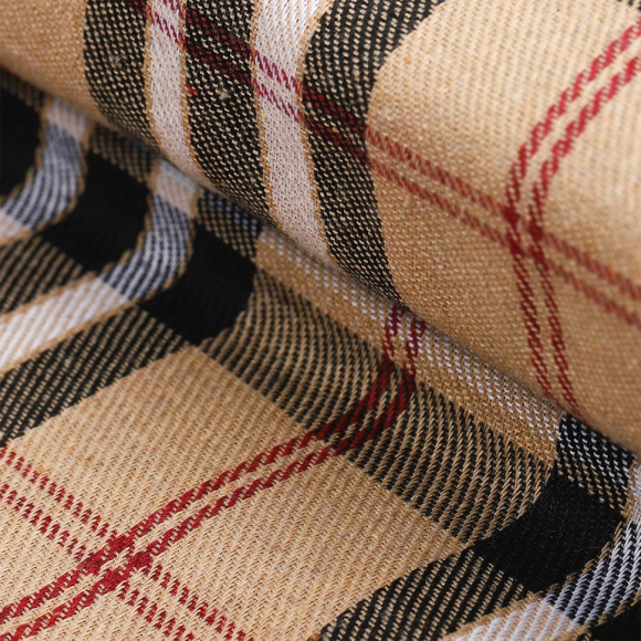 Ткань рубашечная фланель 150 г/м? 80% полиэстер, 20% хлопок шир.150 см арт.TBY.Fl.T382.9 цв.09 бежевый рул.25м Ткань рубашечная фланель 150 г/м? 80% полиэстер, 20% хлопок шир.150 см арт.TBY.Fl.T382.9 цв.09 бежевый рул.25м