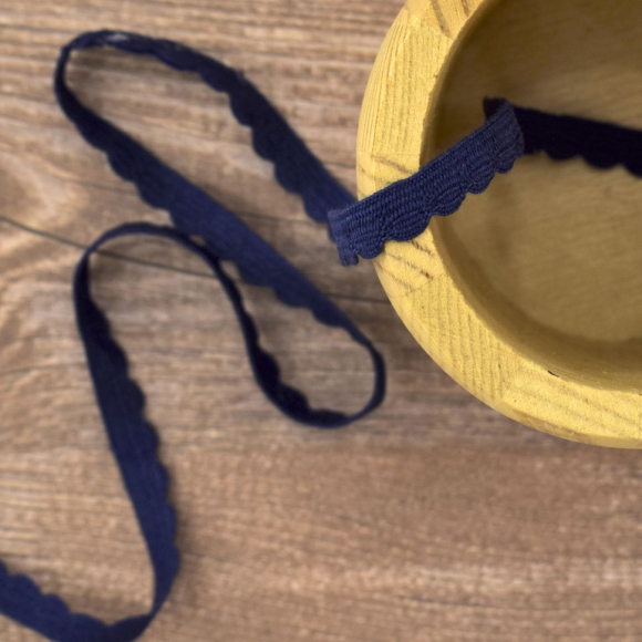 173874_Кант-тесьма, 8 мм, цвет синий