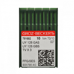 Игла для промышленных швейных машин Groz-Beckert UY128GAS FFG №70 уп.10 шт. арт.781692
