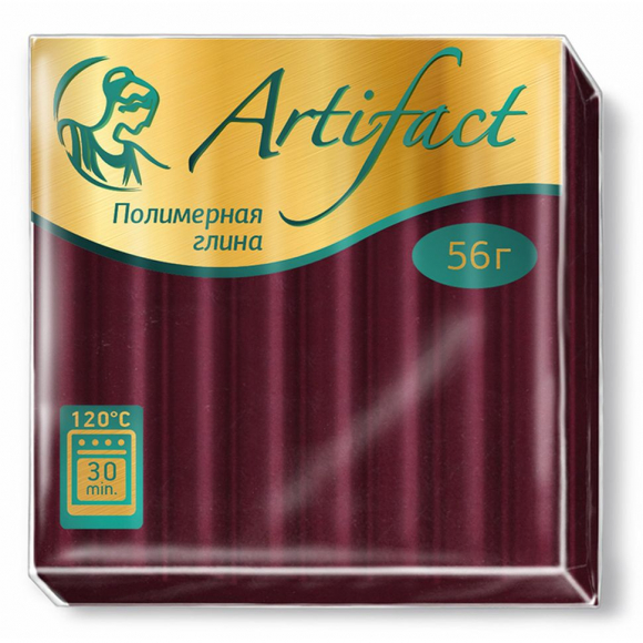 Полимерная глина Артефакт арт.АФ.821318/3477 классический цв.Вишневый 56 г