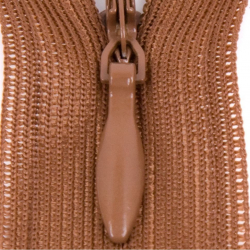 Молния потайная нераз 50см S-033 коричневый светлый SBS уп.100шт