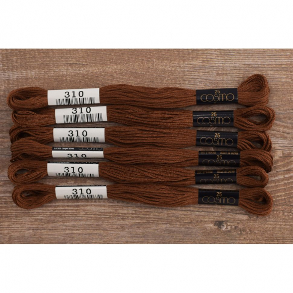 164405_Мулине COSMO однотонный цвет 310