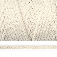 Шнур круглый х/б 04мм цв.2112 неокр. хлопок уп.100м