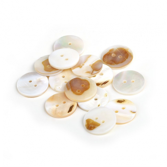 Пуговицы пластик TBY.80146 цв.белый перламутр 28L-18мм, 2 прокола, 50 шт Пуговицы пластик TBY.80146 цв.белый перламутр 28L-18мм, 2 прокола, 50 шт