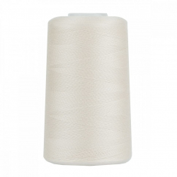 Нитки швейные 50/2 полиэстер 5000 ярд цв.101 экрю MAX