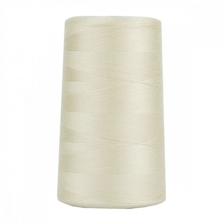 Нитки швейные 50/2 полиэстер 5000 ярд цв.205 экрю MAX