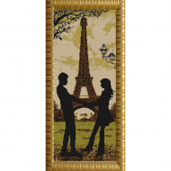 Рисунок на ткани (Бисер) КОНЁК арт. 9628 Париж 25х65 см Рисунок на ткани (Бисер) КОНЁК арт. 9628 Париж 25х65 см