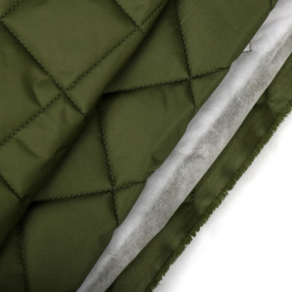 Ткань стежка ниточная Dewspo TBY Ромб 5,5см 100%пэ 230г/м2 150см хаки S305 рул.30-50м