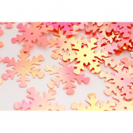 Пайетки россыпью арт.TBY-FLK526 25мм цв.327 оранжевый уп.50г