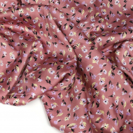 Ткань шелк Армани 90г/м? 97% полиэстер, 3% спандекс шир.145см арт.Р.28339.04 цв.04 розовый рул.30м