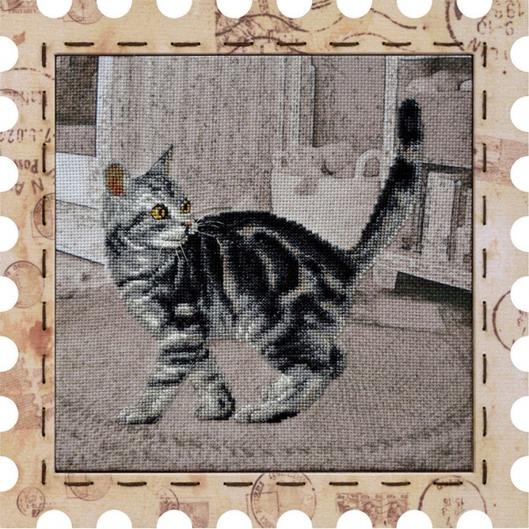 Набор для вышивания мулине НОВА СЛОБОДА арт.КО4034 Котэ. Матроскин 24х24 см