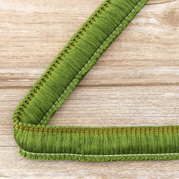 Бахрома декоративная, 30 мм, цвет зеленый Бахрома декоративная, 30 мм, цвет зеленый