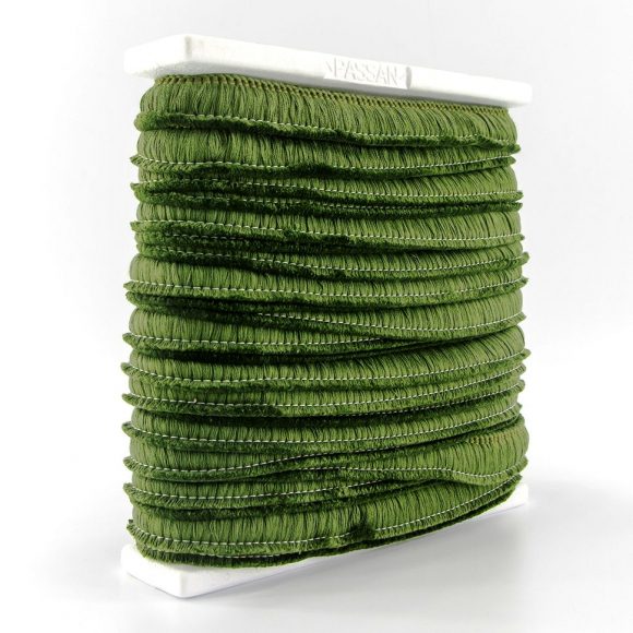 Бахрома декоративная, 30 мм, цвет зеленый Бахрома декоративная, 30 мм, цвет зеленый