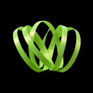 Лента атласная 3мм цв.3033 салатовый IDEAL уп.100 м