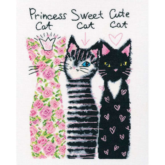 Набор для вышивания РТО арт.M739 Подружки 21,5х30 см Набор для вышивания РТО арт.M739 Подружки 21,5х30 см