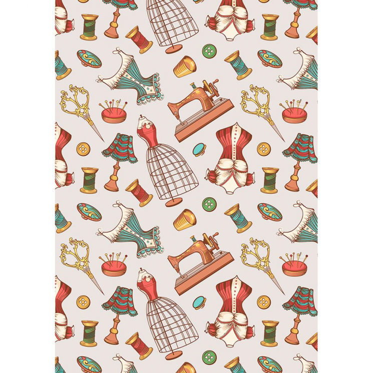 Ткани для пэчворка в рулонах ВЕК МОДЫ 112 см 100% хлопок (в метрах) ВМ-13 серый