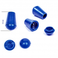 Наконечник для шнура пластик арт. 27106Н (? 4мм) цв.василек уп.100шт Наконечник для шнура пластик арт. 27106Н (? 4мм) цв.василек уп.100шт