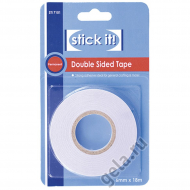 53173_Клейкая лента, двусторонняя, STICK IT, 6 мм х 18 м