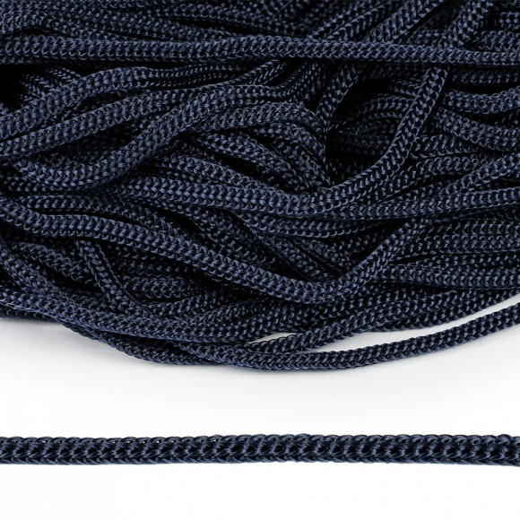 Шнур полипропилен пп5 для люверсов пикколо 5мм цв.т.синий уп.100м Шнур полипропилен пп5 для люверсов пикколо 5мм цв.т.синий уп.100м