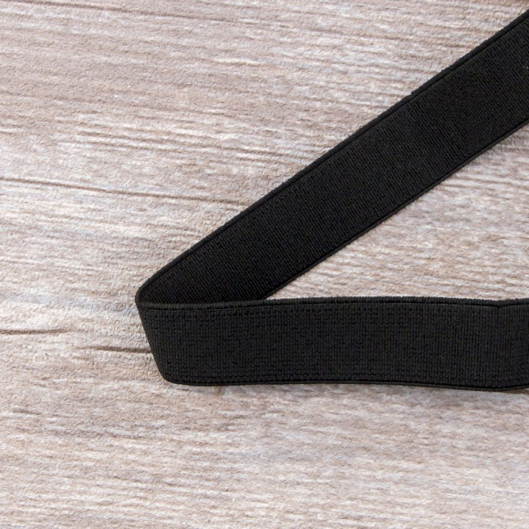 32110_Резинка на блистере SAFISA 20 мм, 1,5 м, цвет 01, черный