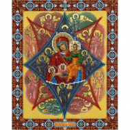 Набор для вышивания PANNA арт. CM-1623 Икона Неопалимая Купина 25х30,5 см