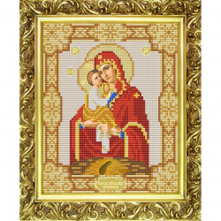 Рисунок на ткани (Бисер) КОНЁК арт. 9115 Богородица Почаевская 15х18 см